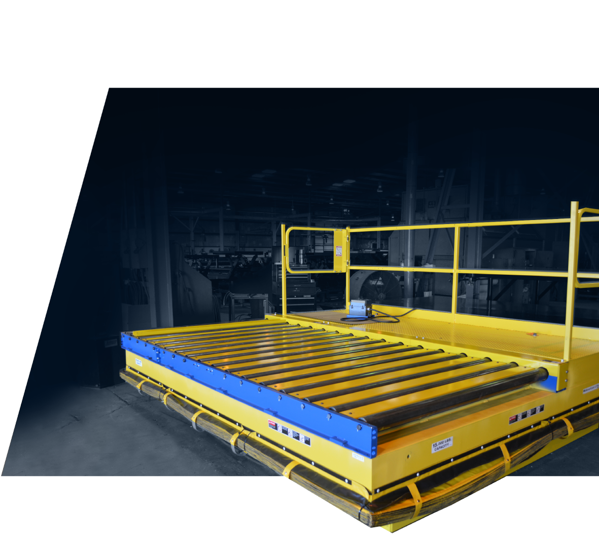 Conveying Work Platform Lift for Sheet Cutting Process_449x332