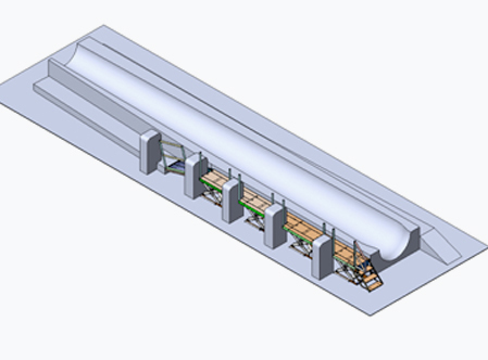 Custom Work Platform for Wind Generator Manufacturing