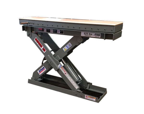 Extra Narrow Scissor Lift Tables by Autoquip