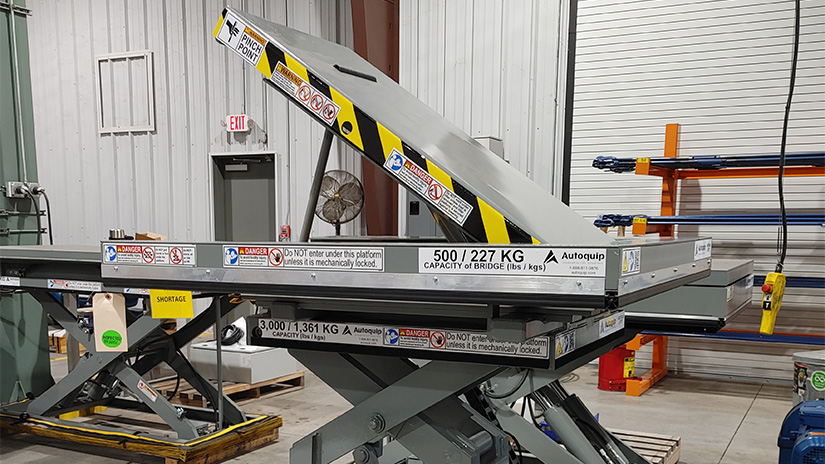 Multi-Lift System Integrates with Paper Unwinding Equipment - Autoquip