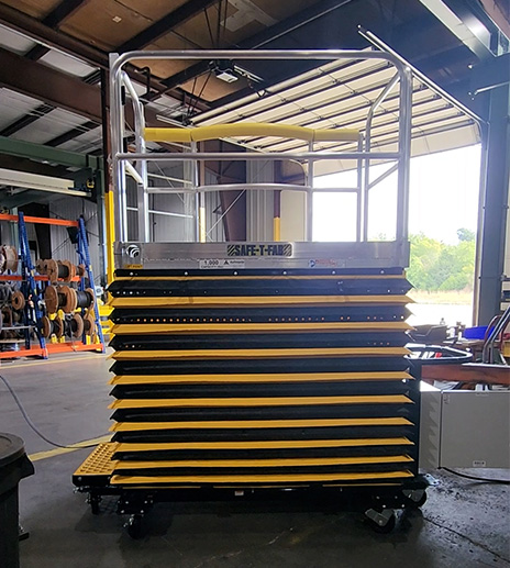 Contoured Work Platform for Forging Process - Autoquip