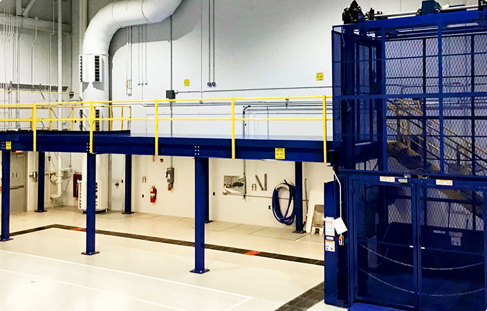 Autoquip custom vertical reciprocating conveyor system